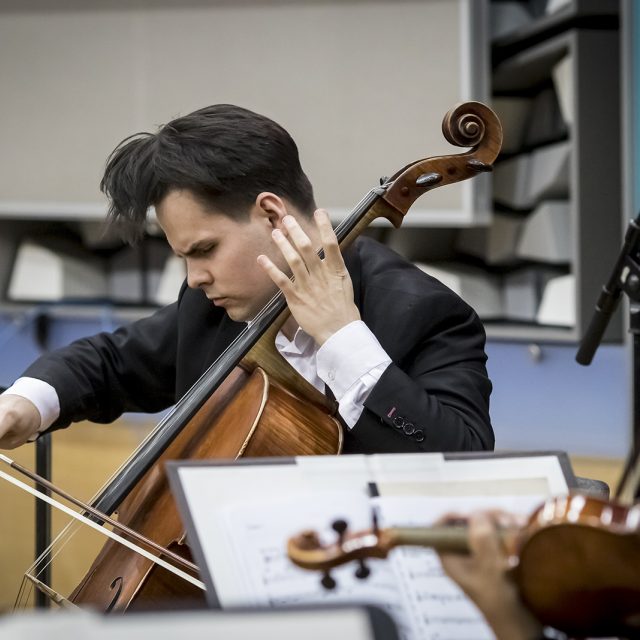 Václav Petr hraje Šostakoviče,  Studio S1 ČRo,  3. května 2021 | foto: Vojtěch Brtnický,  Český rozhlas