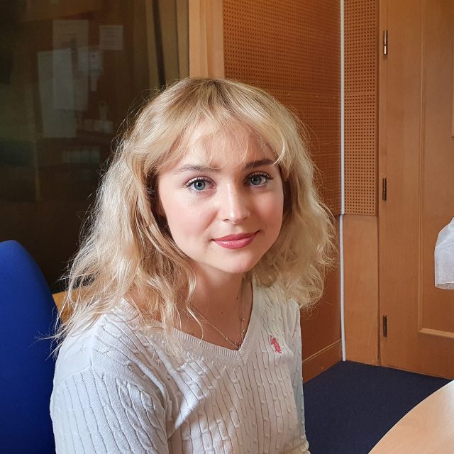 Herečka Anastázie Chocholatá | foto: Ilona Sovová,  Český rozhlas