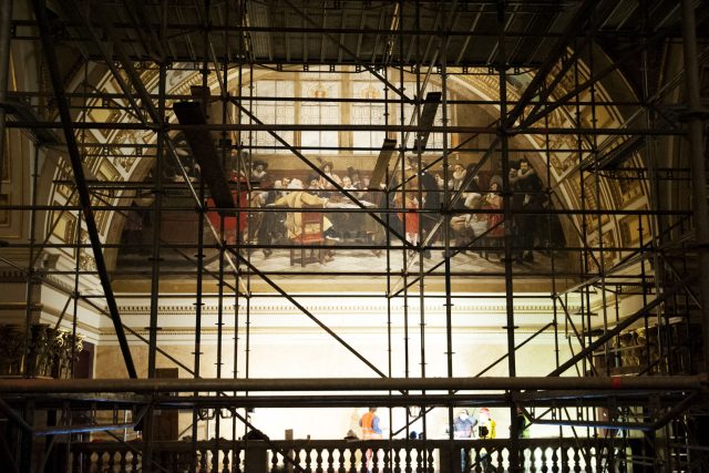 Rekonstrukce Národního muzea se chýlí ke konci  (budova opery) | foto: Michaela Danelová,  Český rozhlas